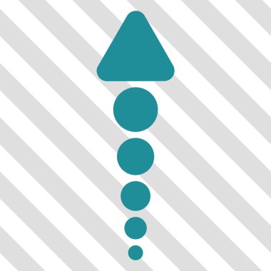 Yukarı Oklu Vektör Simgesi