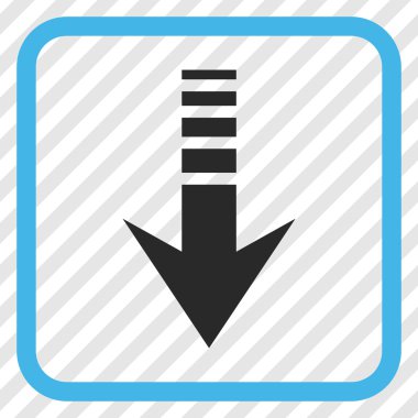 Vektör simgesi bir çerçeve içinde gönderin