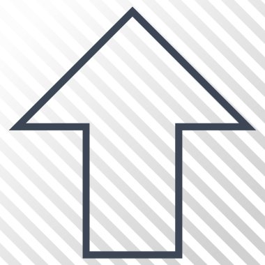 Yukarı Oklu Vektör Simgesi