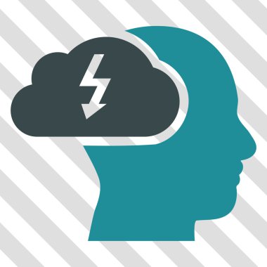 Beyin fırtınası vektör simgesi