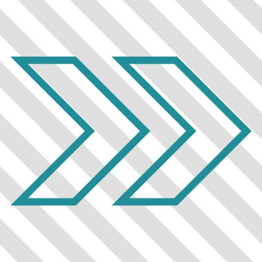 Üst karakter doğru vektör simgesi