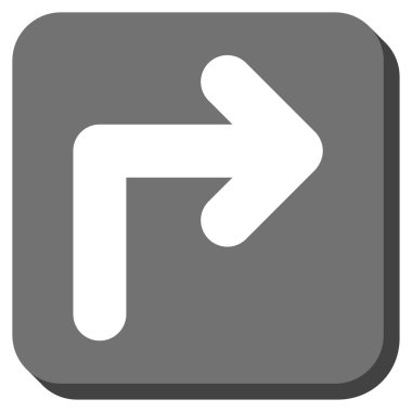 Doğru yuvarlatılmış kare vektör simge açmak