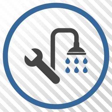 Sıhhi tesisat vektör simgesi