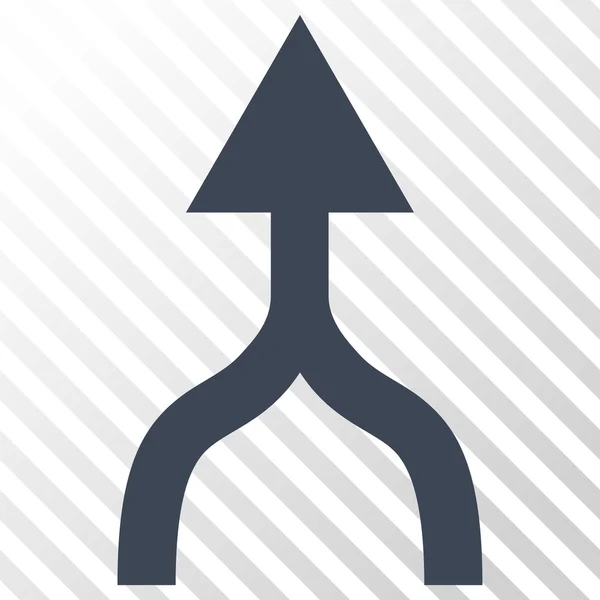 Pfeil nach oben Vektor-Symbol kombinieren — Stockvektor
