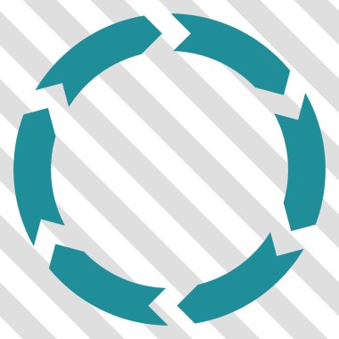 Dolaşım vektör simgesi