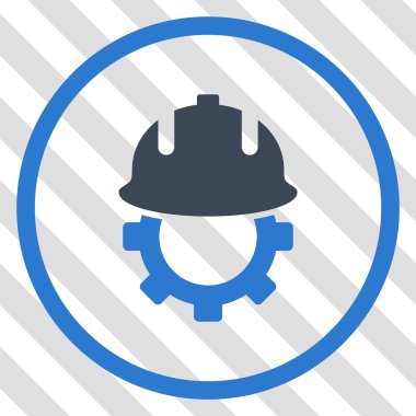 Geliştirme kask vektör simgesi