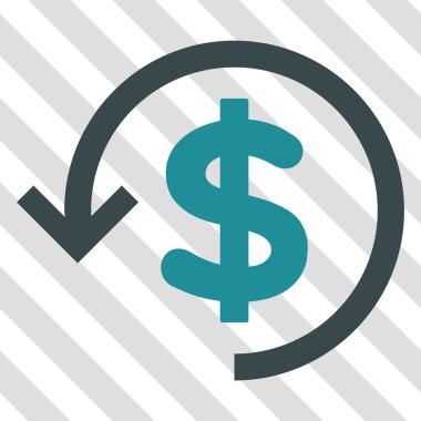 Geri ödeme vektör simgesi