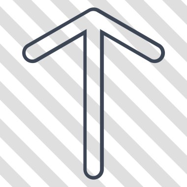 Yukarı Oklu Vektör Simgesi