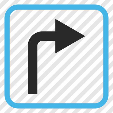 Doğru vektör simge bir çerçevede açmak