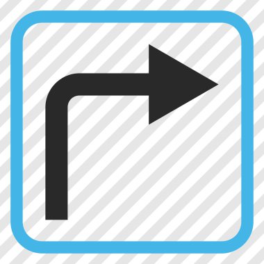 Doğru vektör simge bir çerçevede açmak