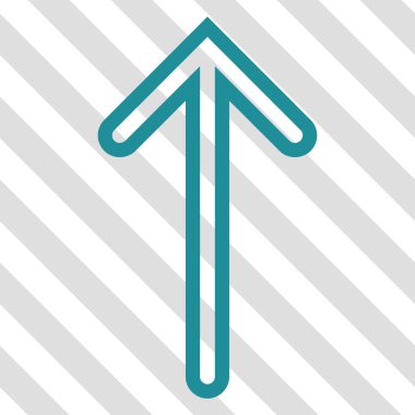 Yukarı Oklu Vektör Simgesi