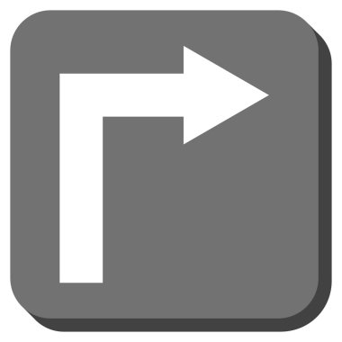 Doğru yuvarlatılmış kare vektör simge açmak