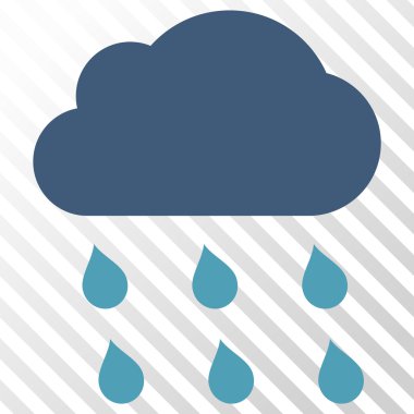 yağmur bulutu vektör simgesi