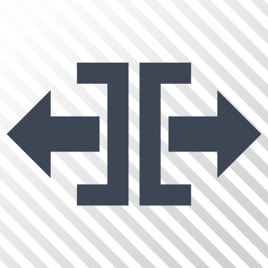 Yatay yöndeki vektör simge bölmek