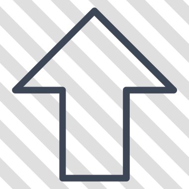 Yukarı Oklu Vektör Simgesi