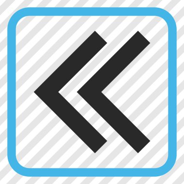 Shift Sol vektör simgesi bir çerçeve içinde