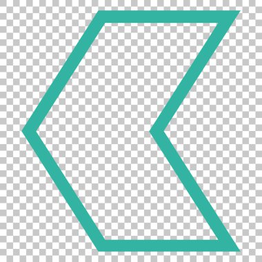 Ok ucu sol vektör simgesi