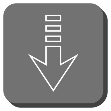 Yuvarlatılmış Kare vektör simgesi gönder