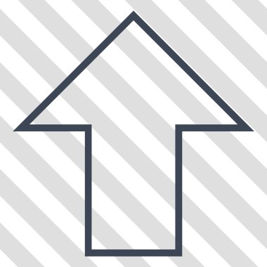 Yukarı Oklu Vektör Simgesi