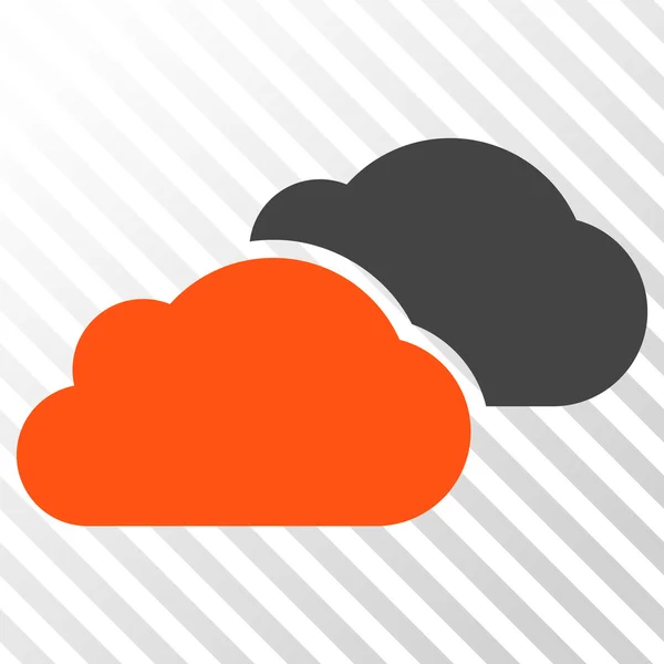 Wolken-Vektor-Symbol — Stockvektor