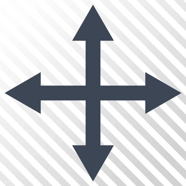 Rozbalte ikonu vektorové šípů — Stockový vektor