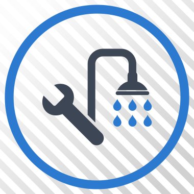 Sıhhi tesisat vektör simgesi