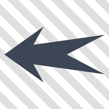 Ok sol vektör simgesi