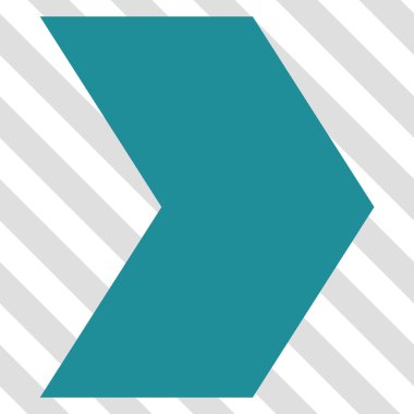 Yöne doğru vektör simgesi