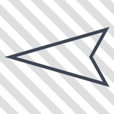 İşaretçi sol vektör simgesi