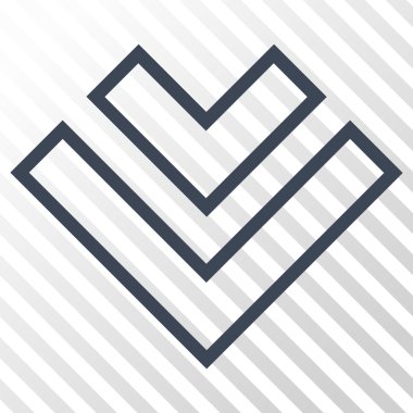 Vektör simgesi aşağı yön