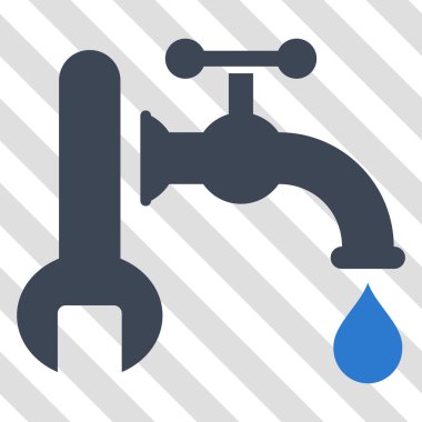 Sıhhi tesisat vektör simgesi