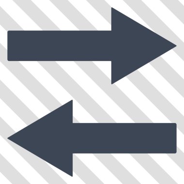 Yatay Çevir ok simge vektör