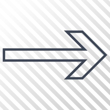 ok sağ vektör simgesi