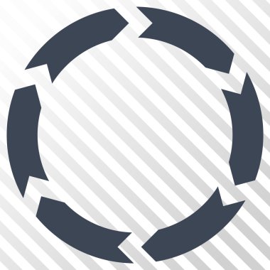 Dolaşım vektör simgesi