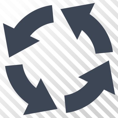 Dolaşım vektör simgesi