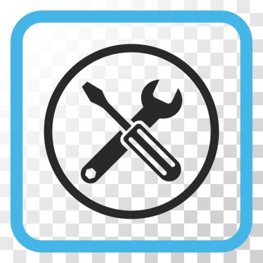 Seçenekleri vektör simgesi bir çerçeve içinde