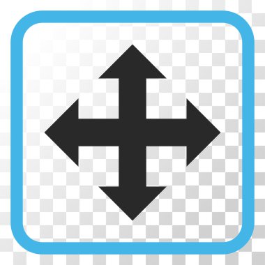 Bir çerçeve içinde vektör simgesini genişletin