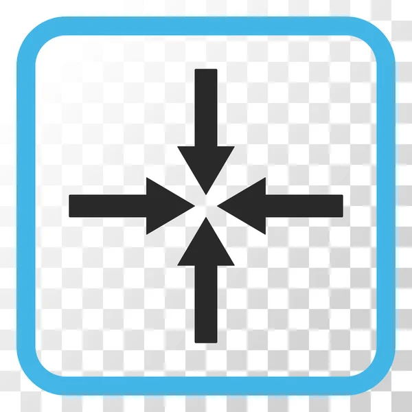 Slagpiler - vektor Icon i et rammeverk – stockvektor