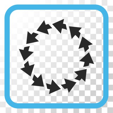 Bir çerçeve içinde CCW vektör simge döndürmek