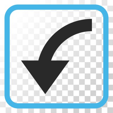 Bir çerçeve içinde CCW vektör simge döndürmek