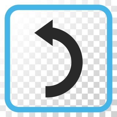 Sol vektör simgesi bir çerçeve içinde döndürme