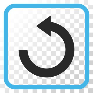 Sol vektör simgesi bir çerçeve içinde döndürme