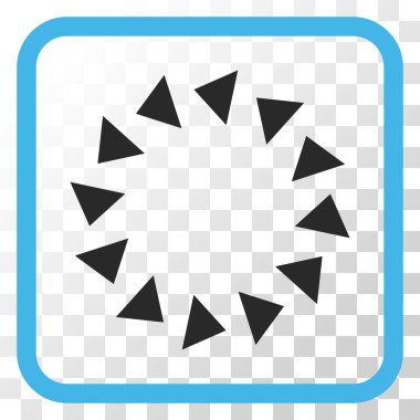 Bir çerçeve içinde CCW vektör simge döndürmek