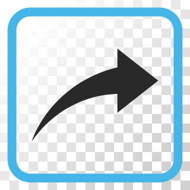 Vektör simgesi bir çerçeve içinde Yinele