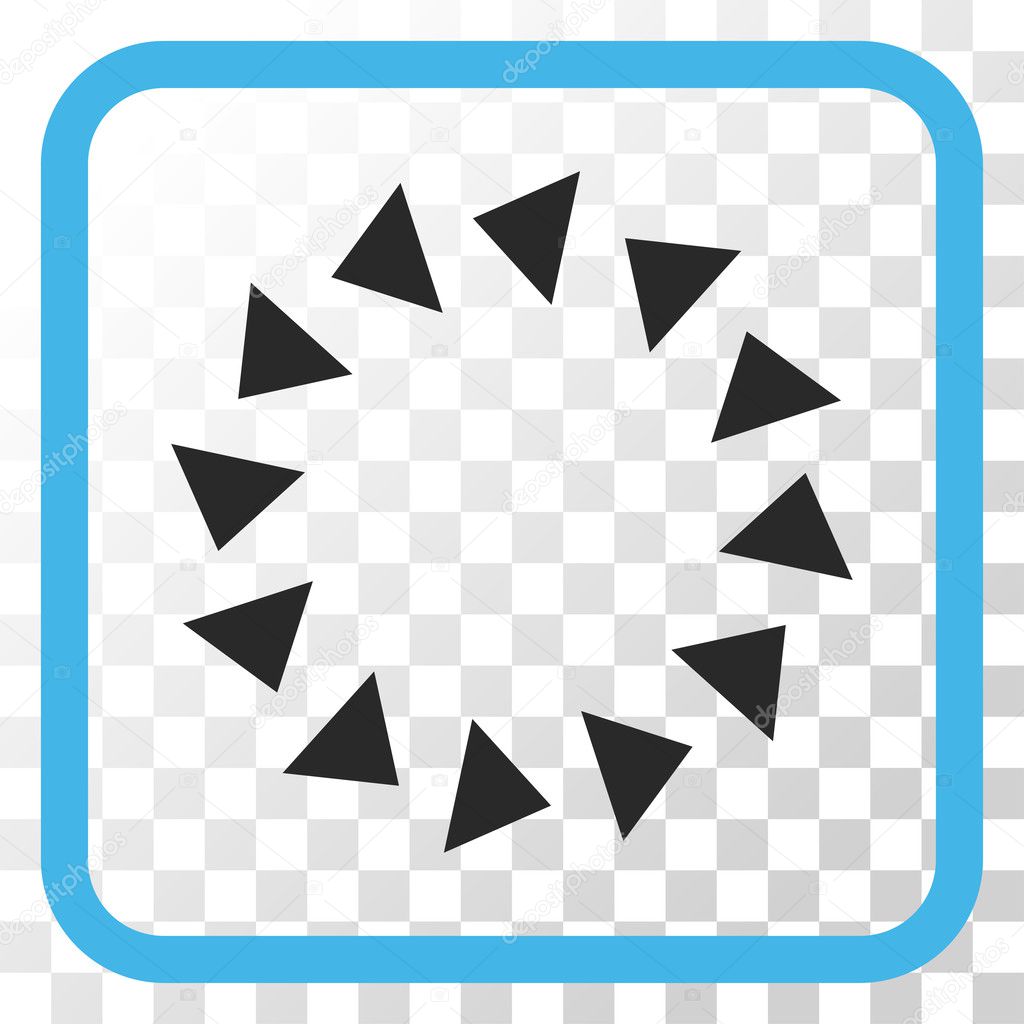 Rotate CCW Vector Icon In a Frame — Stock Vector © anastasyastocks