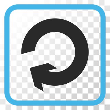 Vektör simgesi bir çerçeve içinde döndürme