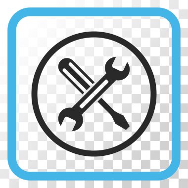 Vektör simgesi bir çerçeve içinde ayarlama