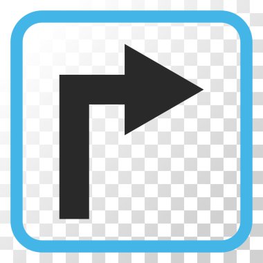 Doğru vektör simge bir çerçevede açmak