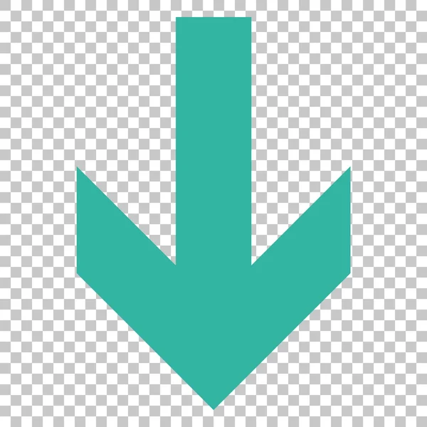 Pil ner vektor ikon — Stock vektor