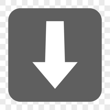 Yuvarlatılmış Kare düğme aşağı ok